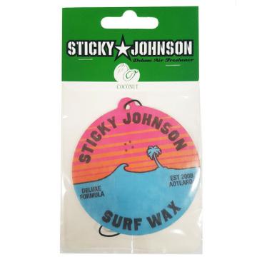 Sticky Johnson Deluxe Air Freshener - Coconut