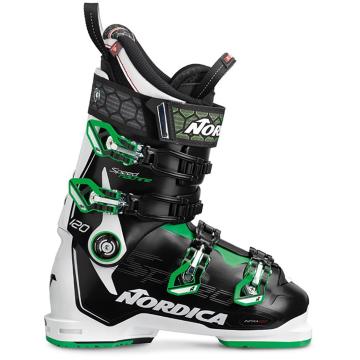 Nordica Men's Speedmachine 120 Ski Boots - White/Black/Green