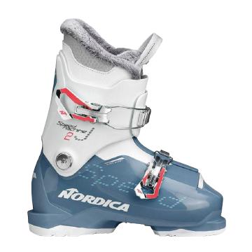 Nordica 2020 Junior Speedmachine 2 Ski Boots - Light Blue/White