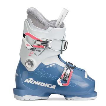 Nordica 2023 Junior Speedmachine 2 Ski Boots - Light Blue / White / Pink