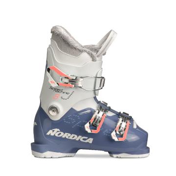 Nordica 2023 Junior Speedmachine 3 Ski Boots - Light Blue / White / Pink