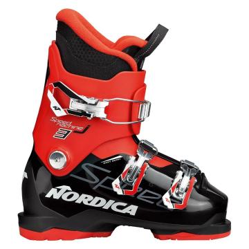 Nordica 2023 Youth Junior Speedmachine 3 Ski Boots - Black / Anth / Red