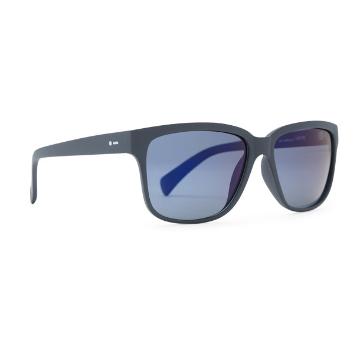 Dot Dash Merk Sunglasses - Black Satin / Blue Polish