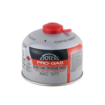 Doite Pro Gas 230gm IsoButane/Propane 75/25 Screw Canister