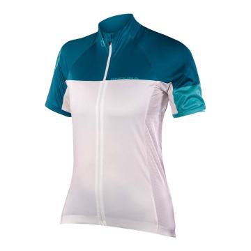 Endura Women's Hyperon Short Sleeve Jersey II - White / Prcvcloudypink