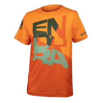 Endura Kids SingleTrack Core T-Shirt - Tangerine