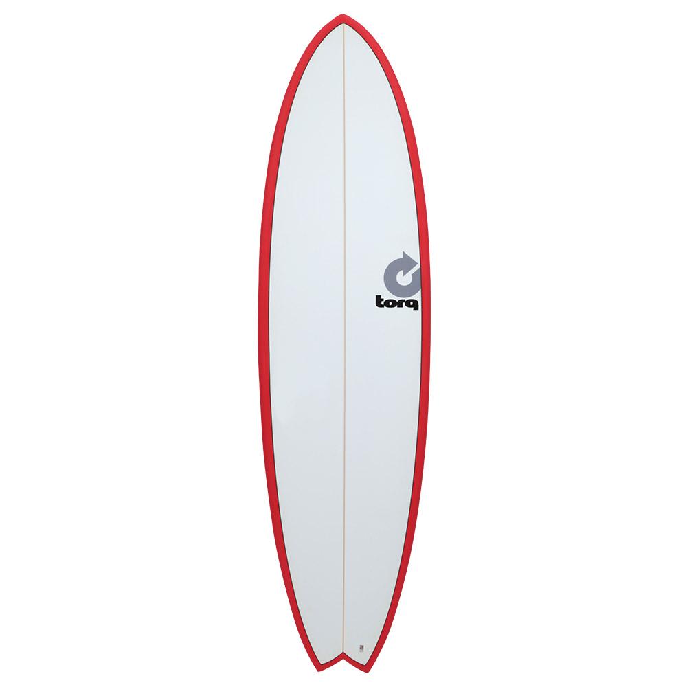 Fish Surfboard Red Pinline 6'10"