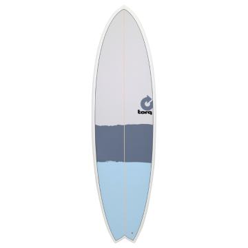 Torq 6ft 3in Fish Classic Surfboard - Gray/Blue/Gray
