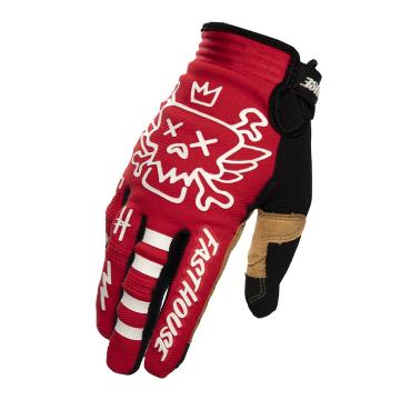 Fasthouse Speed Style Stomp MTB Gloves - Red