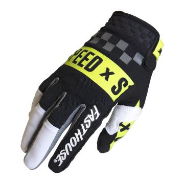 Fasthouse Speed Style Domingo Gloves - White / Black