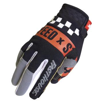 Fasthouse Speed Style Domingo Gloves - Gray / Black