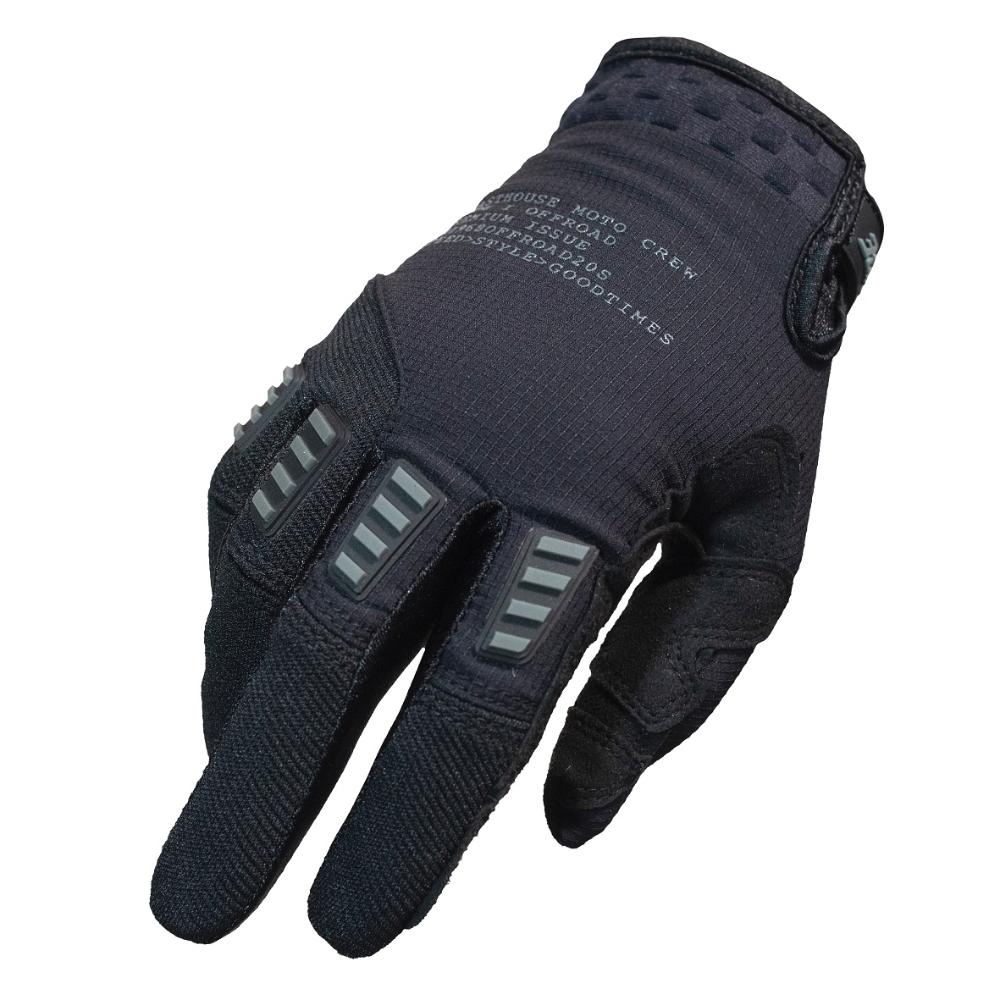 Off Road Strike Moto Gloves - Black