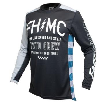 Fasthouse Cypher Moto Jersey - Black / Silver