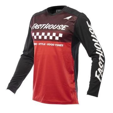 Fasthouse Elrod Jersey - Black Red
