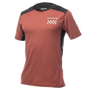 Fasthouse Alloy Rally Short Sleeve Jersey - Clay / Black