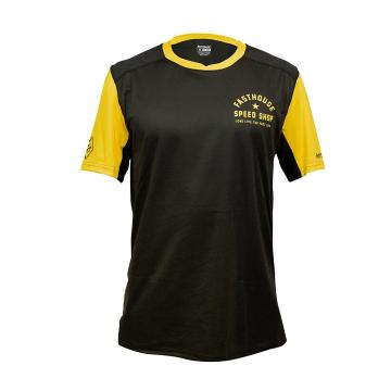 Fasthouse Youth Alloy Star Short Sleeve MTB Jersey - Black Gold