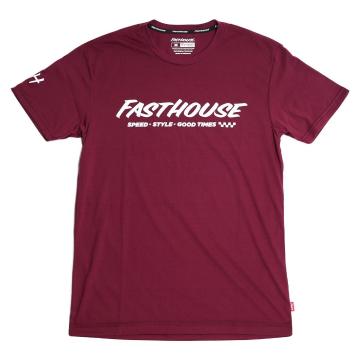 Fasthouse Prime Tech Tee - Maroon