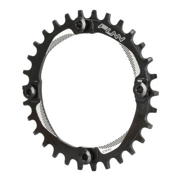 Funn Solo NW Chainring 104bcd 30T w/Mounting Bolts - Black