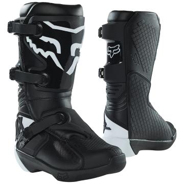Fox Youth Comp Boots with Buckles - Black