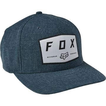 Fox Men's Badge Flexfit Hat - Dark Indigo