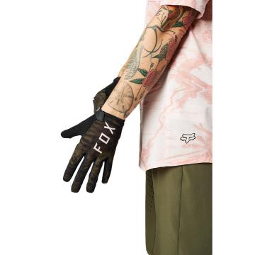 Fox Ranger Women's Gel FF Gloves - Olive / Otter Green