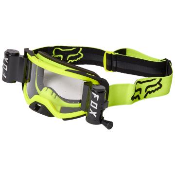 Fox Airspace Stray Roll Off Goggles - Fluro Yellow