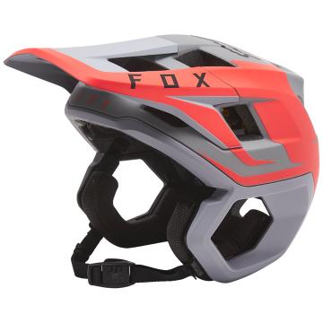 Fox Dropframe Pro CE Sideswipe Helmet - Light Grey