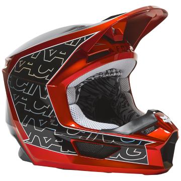 Fox V1 Peril Helmet ECE - Flo Red