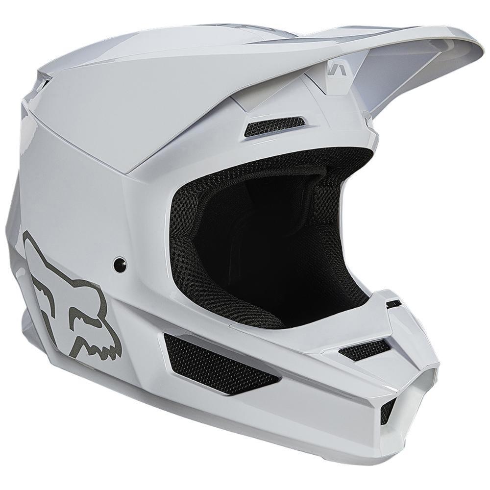 V1 Plaic Helmet ECE - White