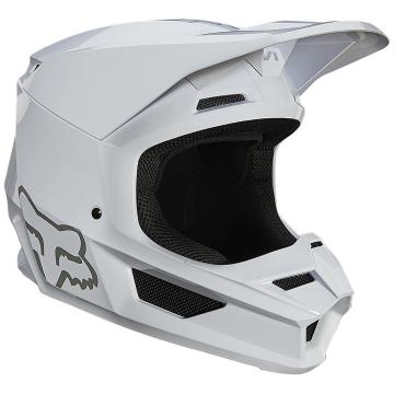 Fox V1 Plaic Helmet ECE - White