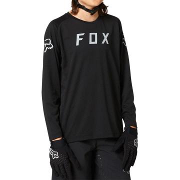 Fox Youth Defend LS Jersey Black