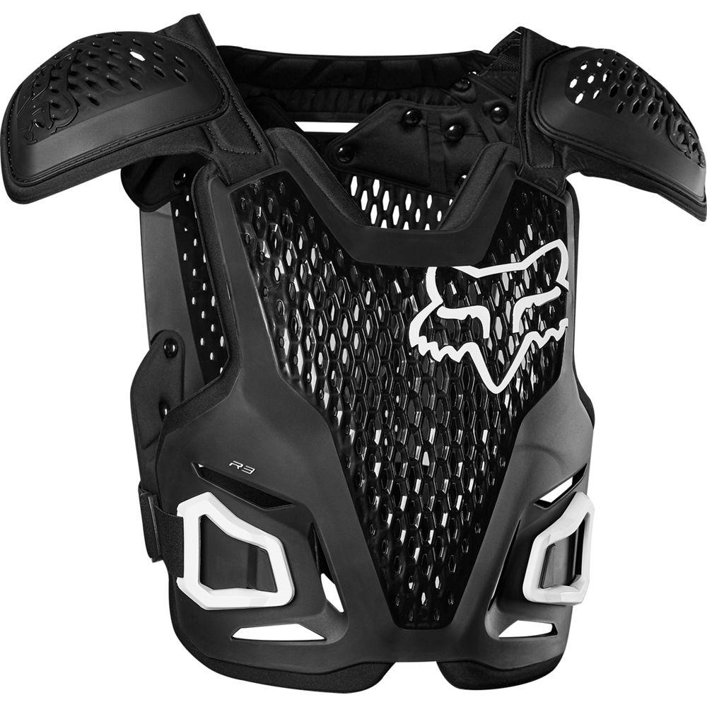 Youth R3 Chest Guard - Black OS