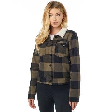 Fox Women's Burnett Lined Flannel Shirt - Bark