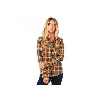 Fox Women's Big Air Flannel Shirt - Bark