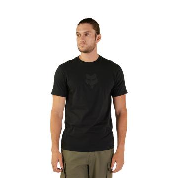 Fox Men's Head Short Sleeve Premium T-Shirt - Black / Black