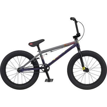 GT Bicycles Performer 18" BMX - Gloss Purple And Wet Cement
