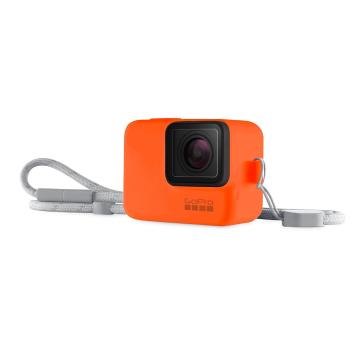 GoPro Sleeve + Lanyard (Hero8 Black) - Hyper Orange