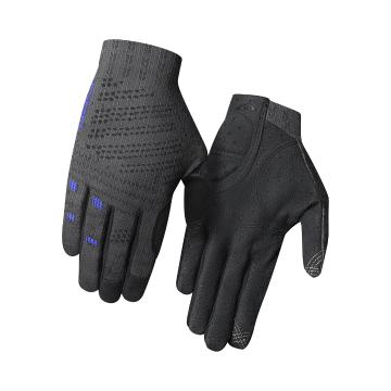 Giro Xnetic Women's Full Finger Trail MTB Gloves - Titanium / Electric Purple