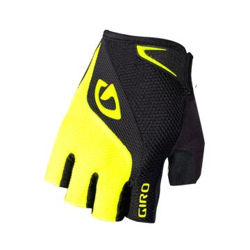 Giro Bravo Gel Short Finger Gloves - Black / HL Yellow
