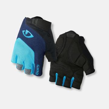 Giro Bravo Gel Short Finger Gloves - Blue Slate / Black