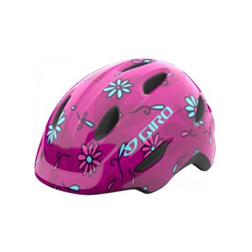 Giro Scamp Youth Helmet - Pink Sugar Daisies