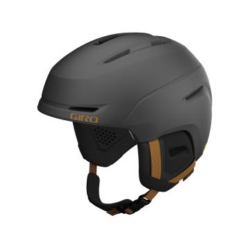 Giro Neo MIPS Snow Helmet - Matte Metallic Coal / Tan