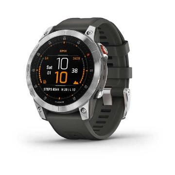 Garmin Epix gen 2 Watch with Silicone Band - Slate Grey