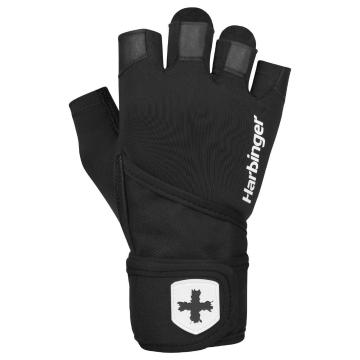 Harbinger Women's Pro Wristwrap Gloves - Black
