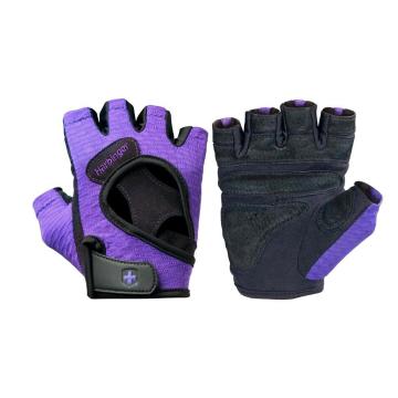 Harbinger Women's FlexFit Wash & Dry Gloves - Black / Purple