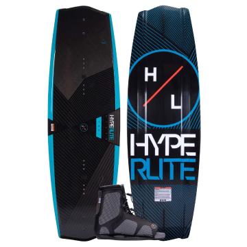 Hyperlite State Wakeboard 125cm Kids w/Remix Boots 4-8.5US