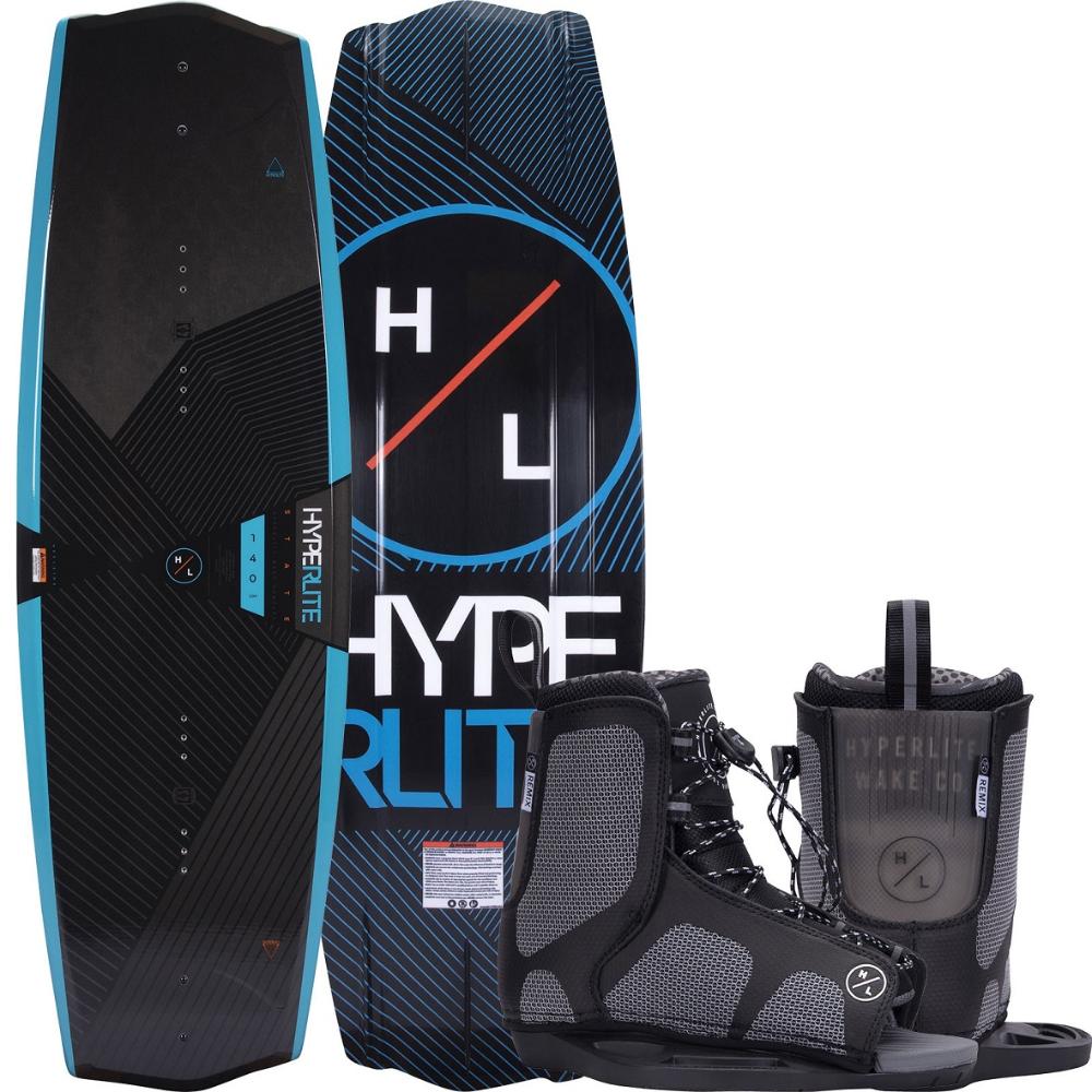 2022 State Wakeboard 140cm with Remix Boots US10-14