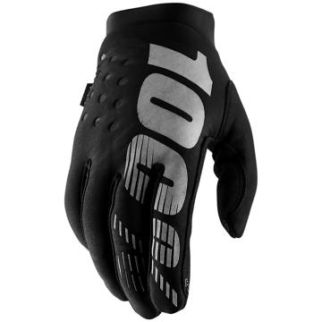 Ride 100% Brisker Women's Cold Weather Gloves - Black/Grey - Black / Grey