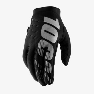 Ride 100% Youth Brisker Glove - Black/Grey