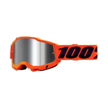 Ride 100% ACCURI 2 Goggles - Orange/Mirror Silver Lens